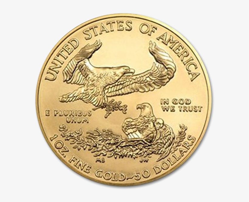 Gold American Eagle 1 Oz - Gold American Eagle Coin, transparent png download