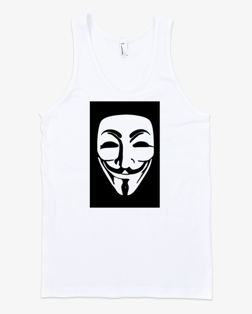 Anonymous Fine Jersey Tank Top Unisex - Unisex, transparent png download