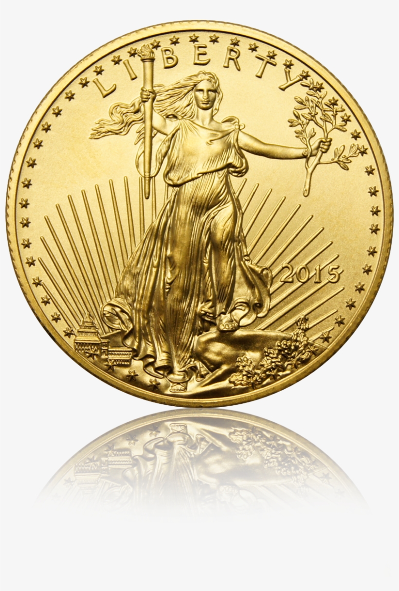 Usa 1/2 Oz Gold Coin - 2016 Gold Eagle 1 2 Oz Front, transparent png download