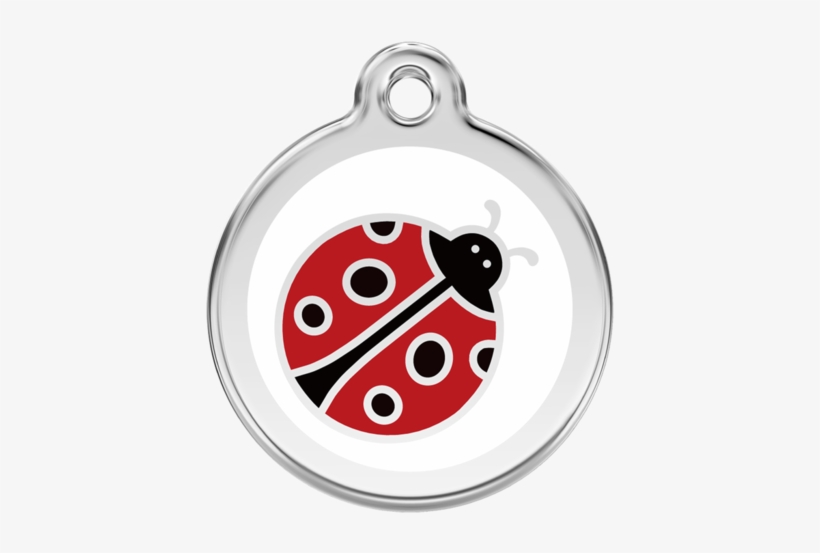 Red Dingo Ladybug Tag, transparent png download
