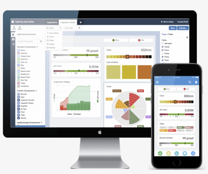 Enter Image Description Here - Salesforce Lightning App, transparent png download
