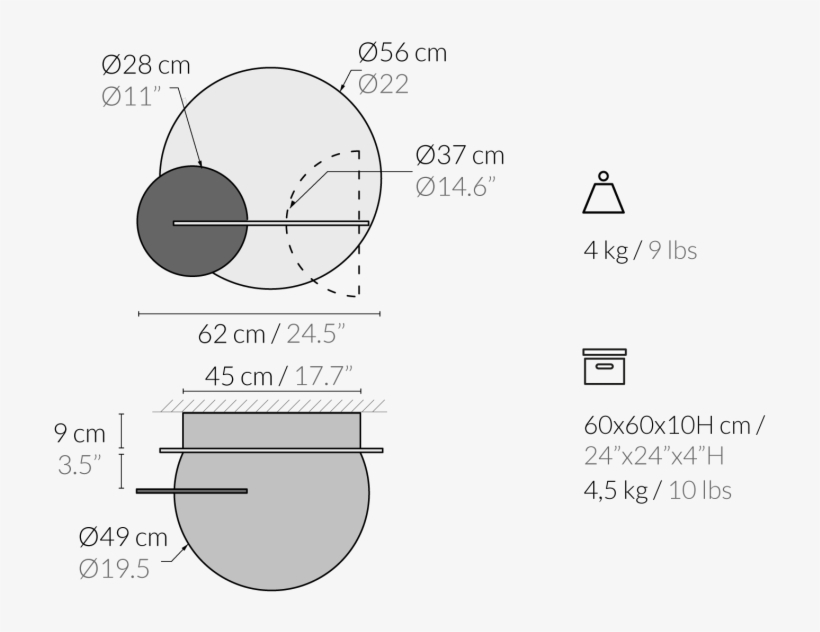Charming Tom Dixon Mirror Ball Pendant Lightcontact - Diagram, transparent png download