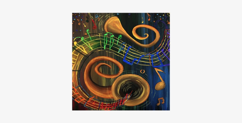 'the Art Of Music' By Adam Santana - Painting, transparent png download