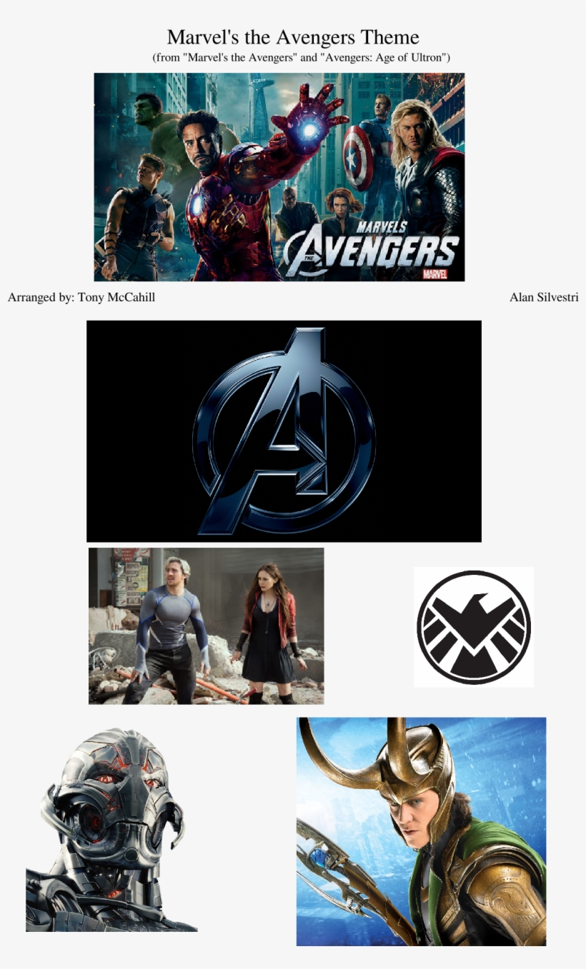 The Avengers Theme - Avengers Movie Poster, transparent png download