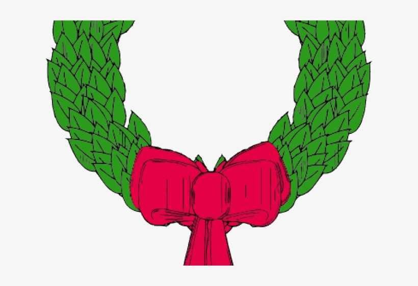 Xmas Wreath Cliparts - Clip Art Wreath Christmas Transparent Background, transparent png download