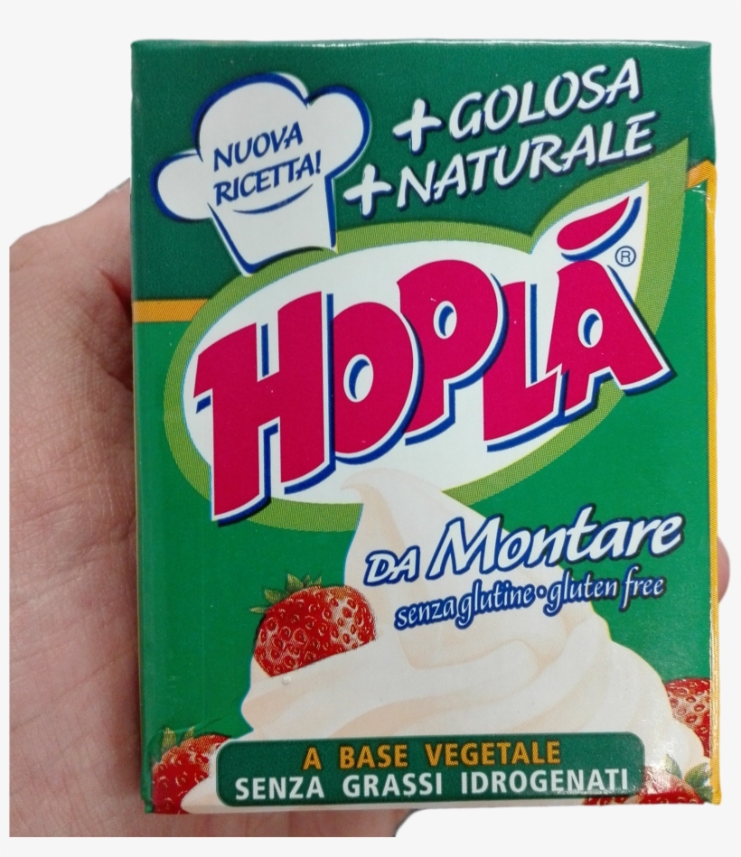 Hopla' Vegetarian Cream Ml 200 Whipping Non Idrogenato - Hopla Whipping Cream, transparent png download