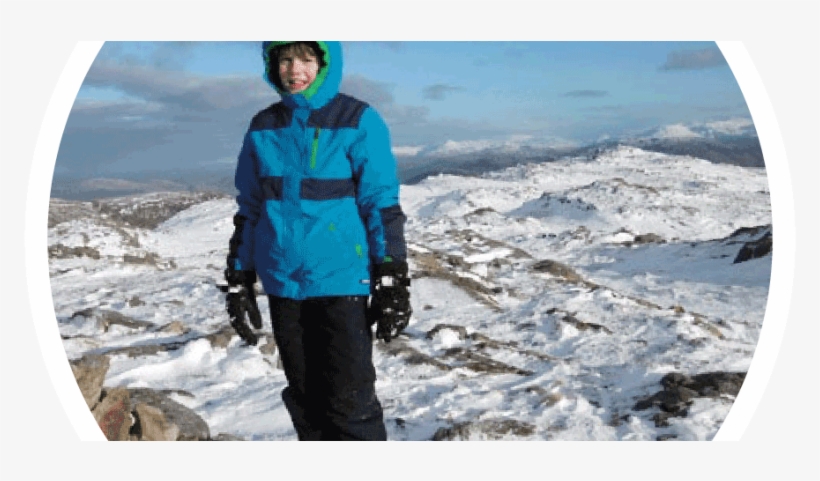 Rowan Purrett, Aged Twelve, Peak To Peak Fundraiser - Snow, transparent png download