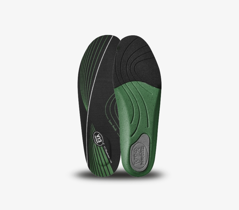 Dynamic Arch Green Low Insole Vs200 - Skate Shoe, transparent png download