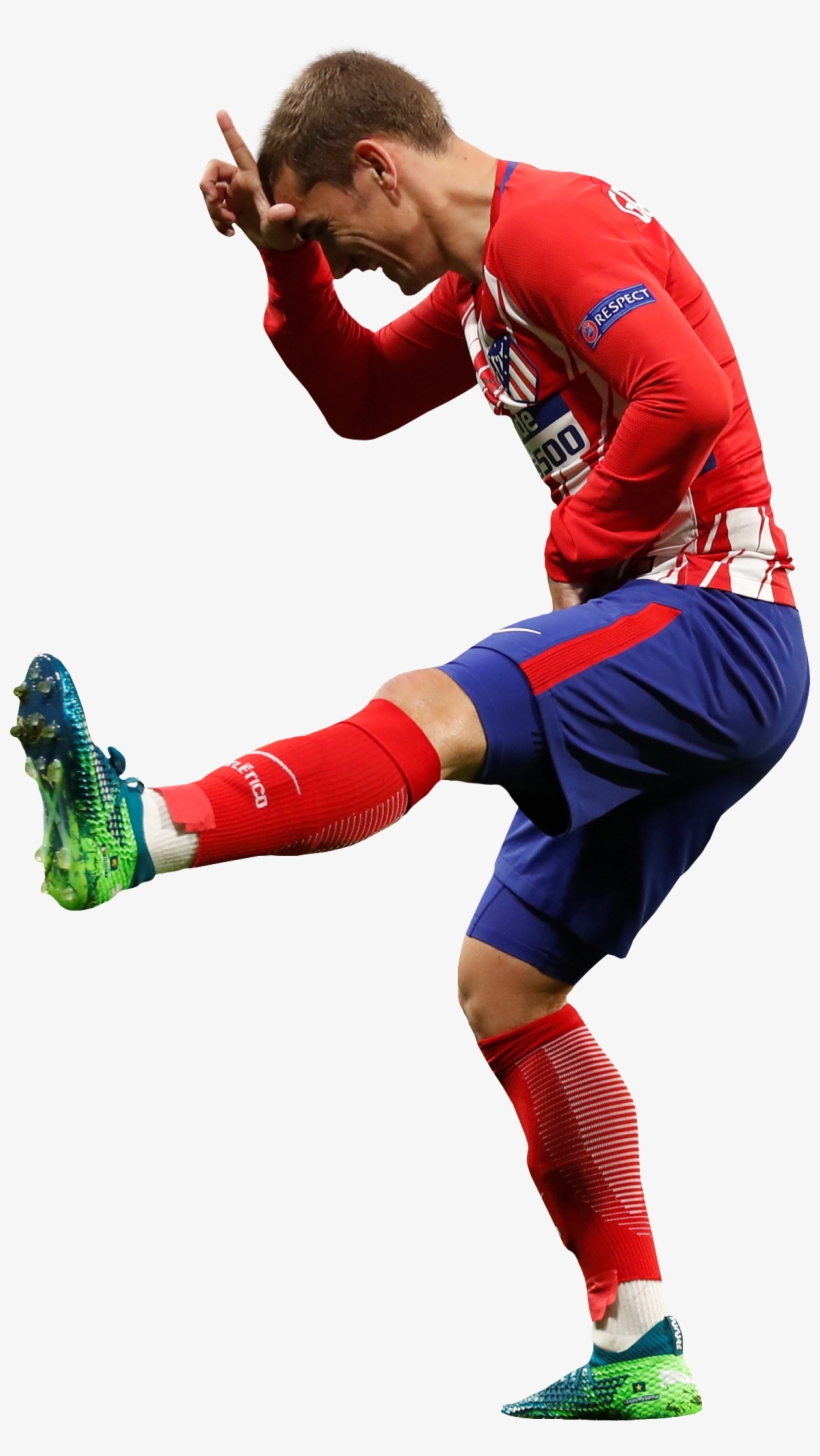 Antoine Griezmann Football Render - Kick Up A Soccer Ball, transparent png download
