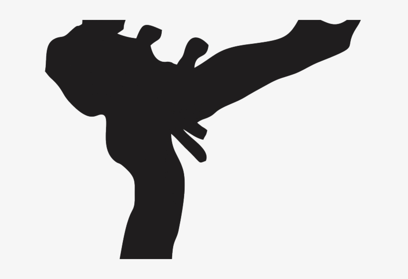 Mixed Martial Arts Clipart Karate Tournament - Silhouette, transparent png download