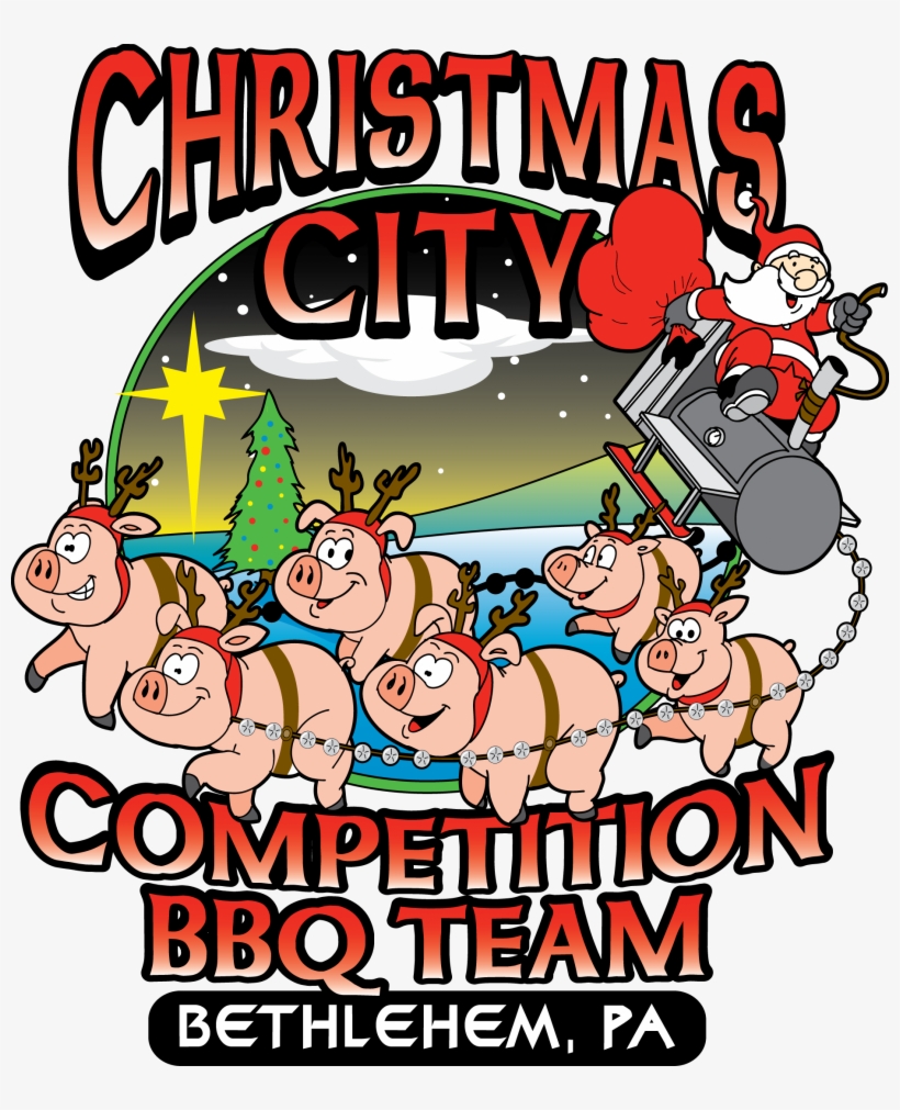 Christmas City Competition Bbq Team - Cartoon, transparent png download
