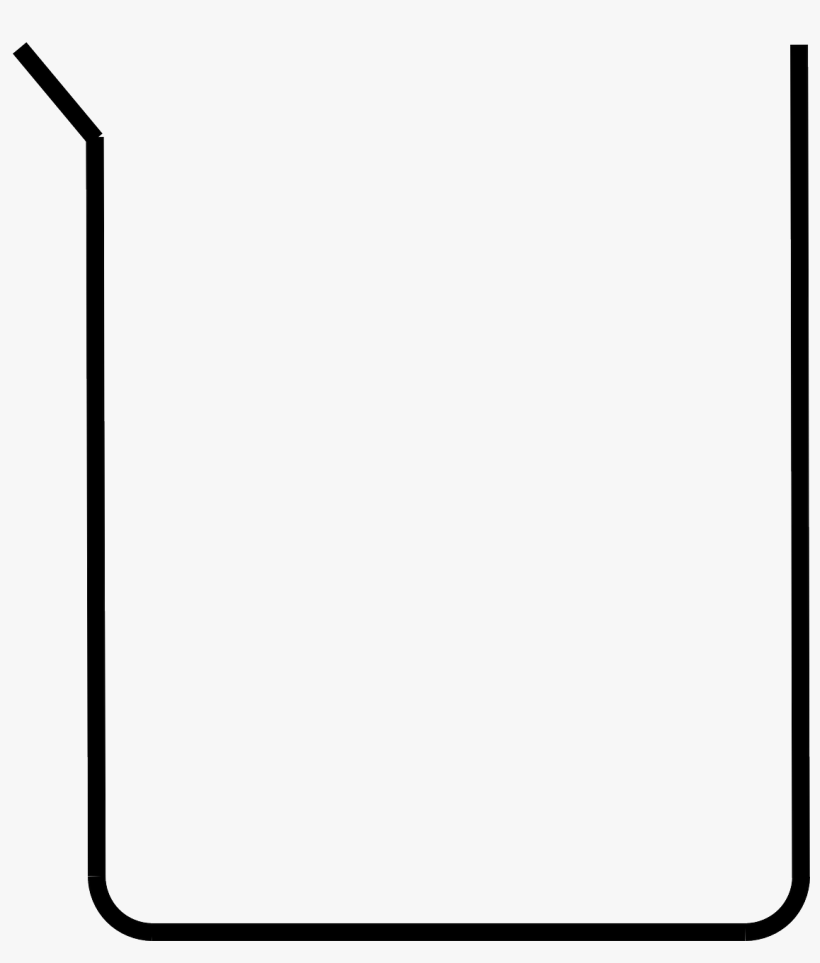 Becher Clip Art Download - Scientific Diagram Of Beaker, transparent png download