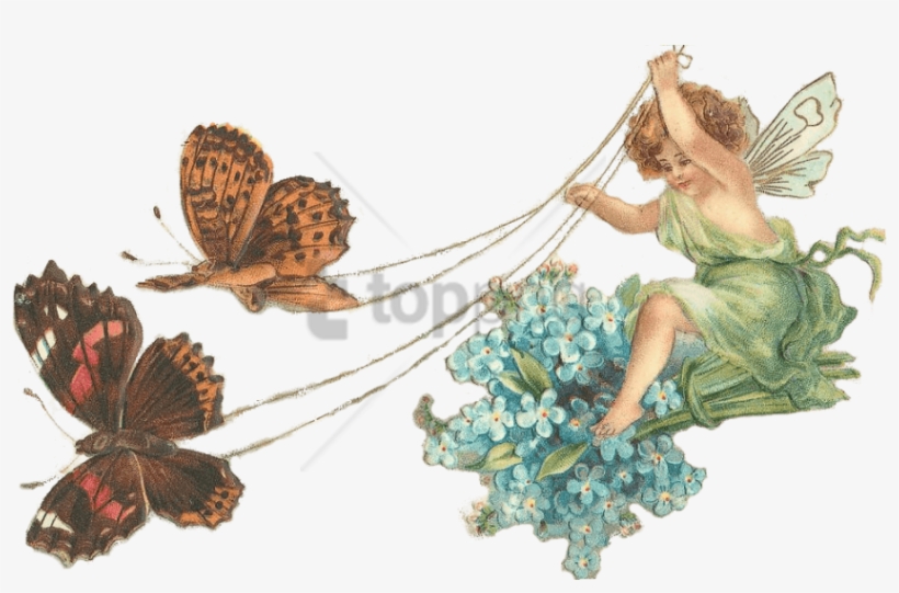 Free Png Fairy With Butterflies Png Image With Transparent - Fairies On Transparent Background, transparent png download