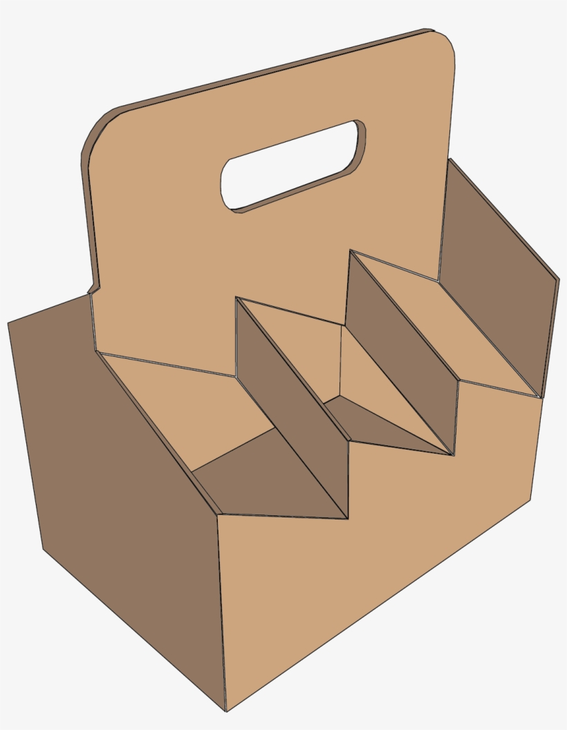 Cardboard Box Png - Cardboard Beer Boxes, transparent png download