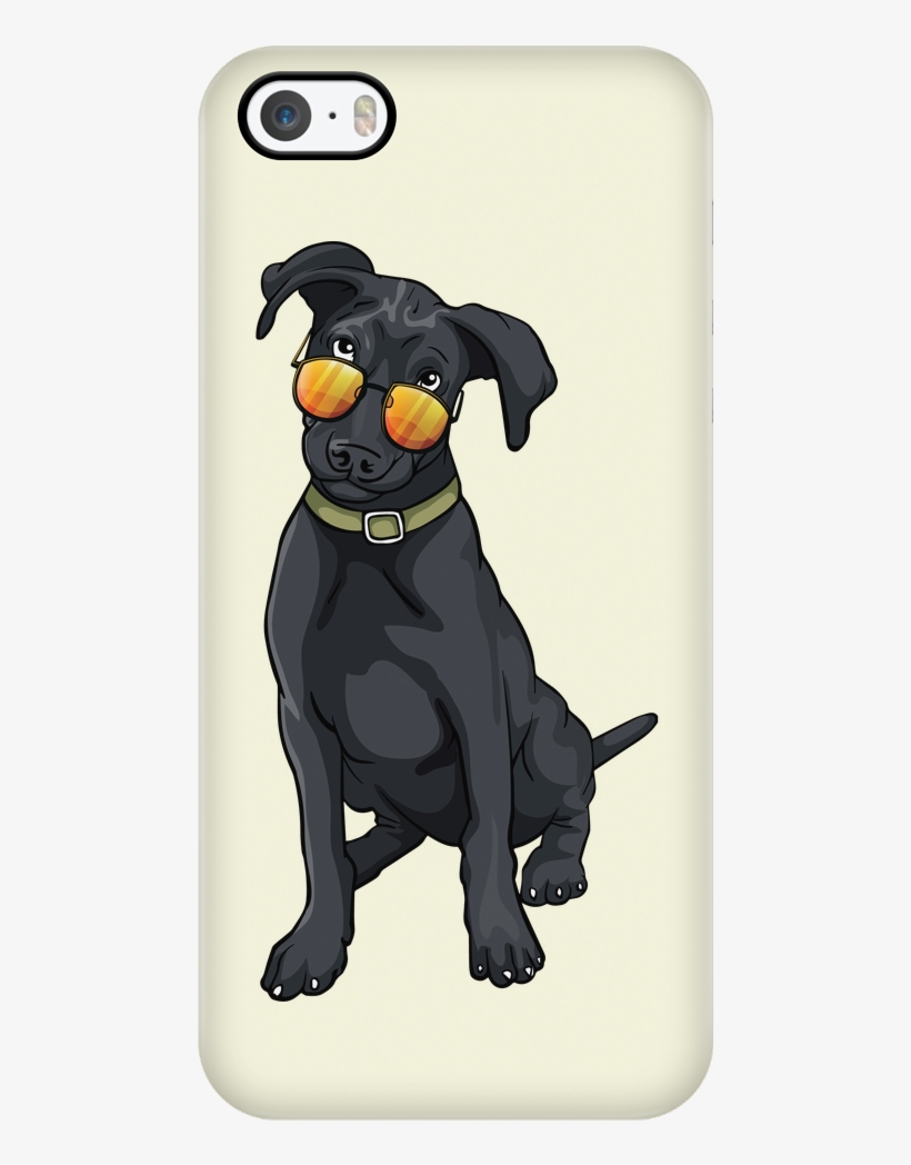 Black Labrador Smart Phone Case For Iphone, Cute Gift - Labrador Retriever, transparent png download
