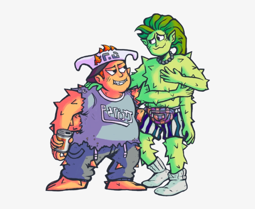 Emory And Oglethorpe In The Outfits From The College - Mister Miracle And Big Barda Fanart, transparent png download