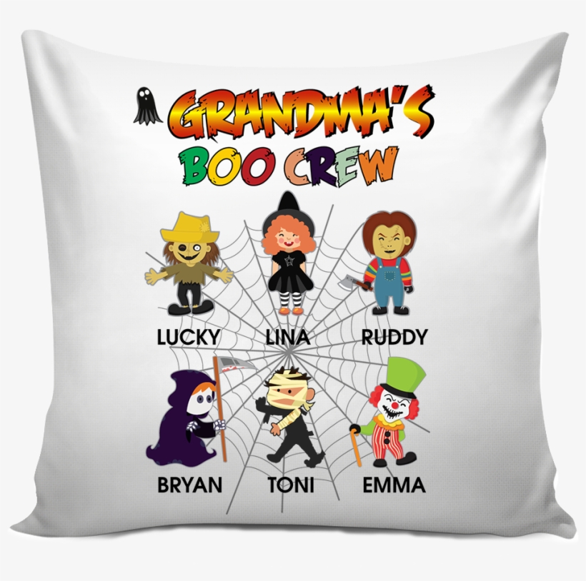 Grandma Nana Little Elves Personalized Pillow Cover - Cushion, transparent png download