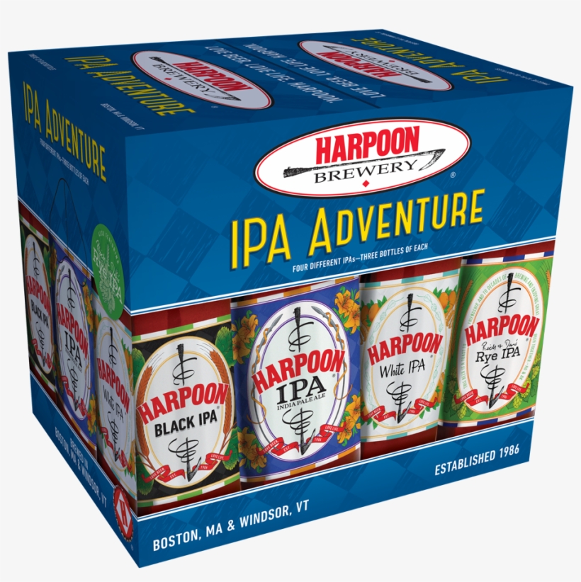 Harpoon Ipa Adventure Variety - Harpoon Brewery, transparent png download