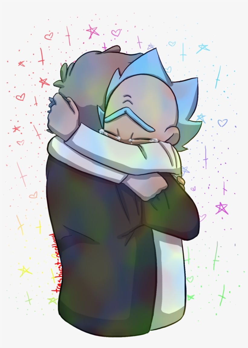 Rick And Morty Clipart Rick Hugging - Stanchez Fluff, transparent png download
