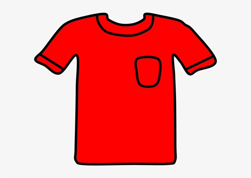 T-shirt, Pocket, Red, Png - Active Shirt, transparent png download