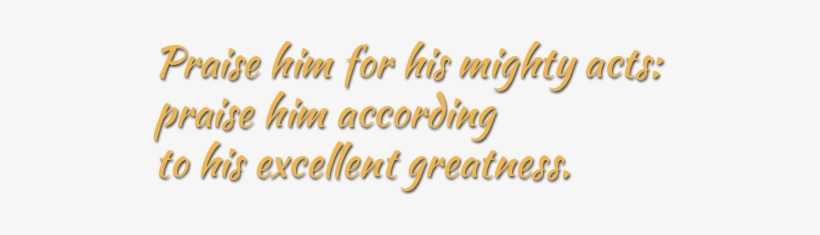 All Over The Country On Sunday Mornings, Lifting Their - Calligraphy, transparent png download