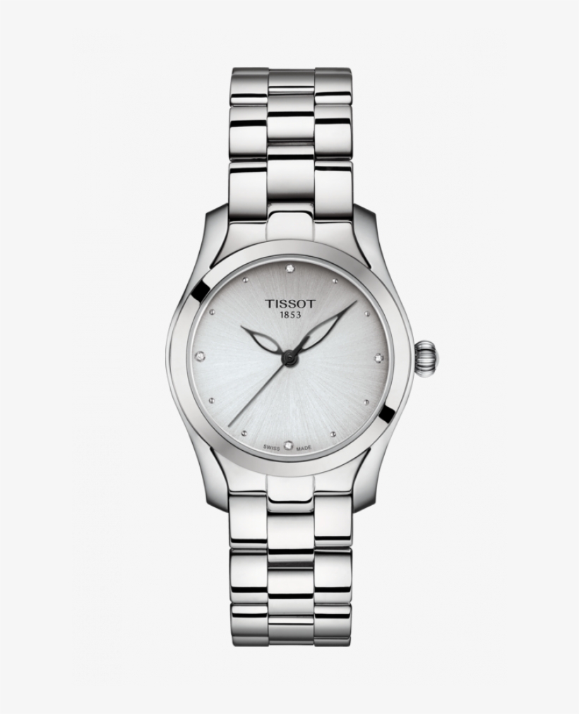 Prev - Tissot Women's Silver Watch, transparent png download