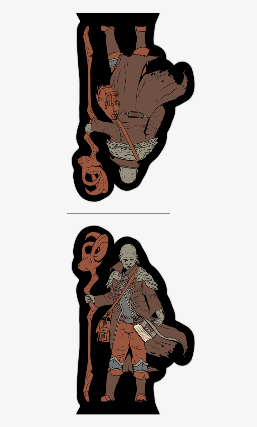 Miraj Vizann, Earth Genasi “mud Sorcerer” Of The Black - Illustration, transparent png download