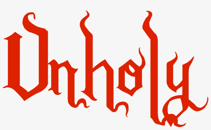 Unholylogo V=1545093992 - Calligraphy, transparent png download