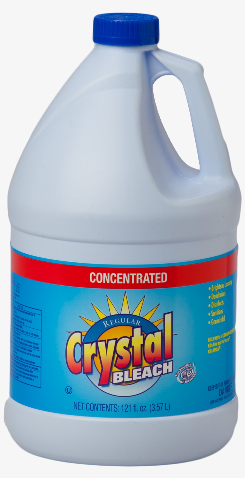 0 54200 04535 4 Crystal Bleach Concentrated 121oz - Bleach Transparent, transparent png download