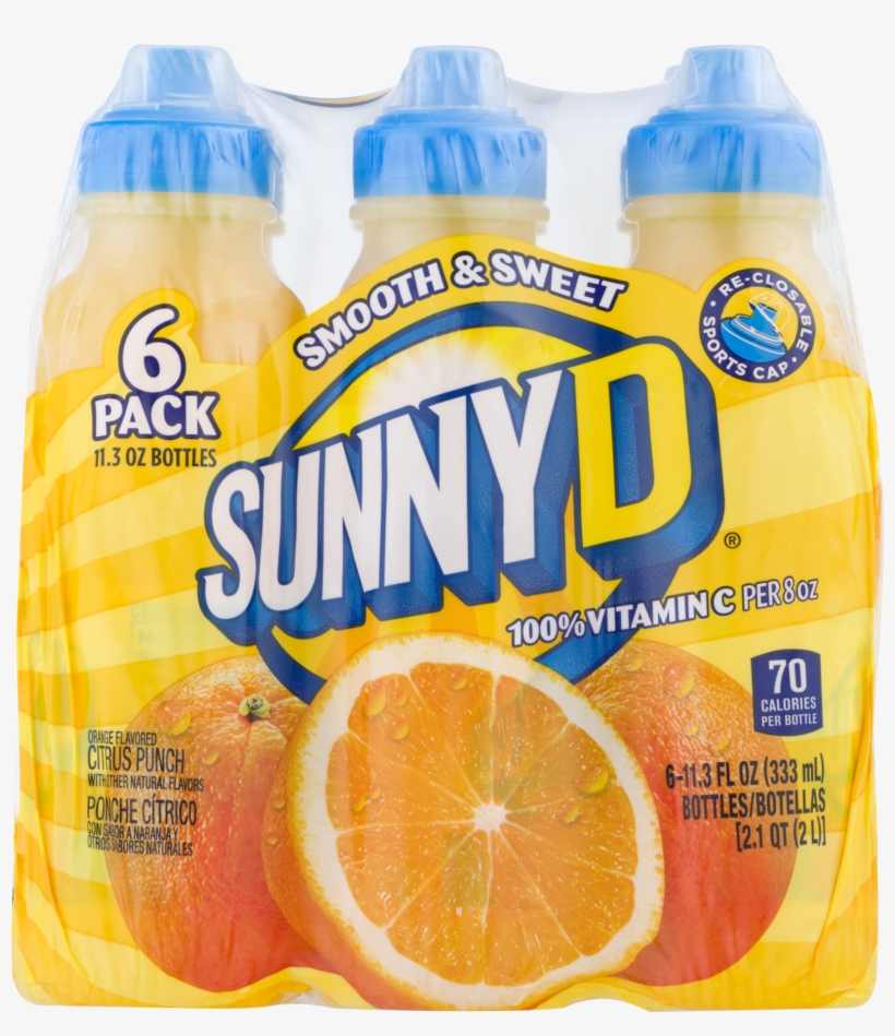 Sunny D Tangy Original Citrus Punch, transparent png download