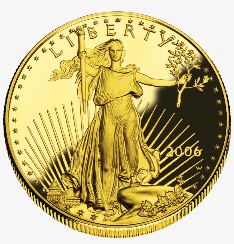 2006 Aegold Proof Obv - Precious Metals Used As Money, transparent png download
