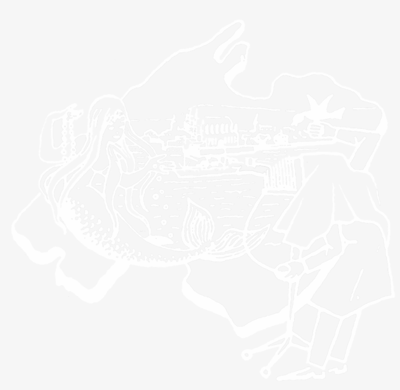 Icono Blanco Sirena 1 - Sketch, transparent png download