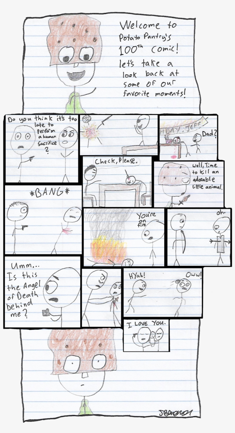 Comic 100- 100th Comic - Comics, transparent png download