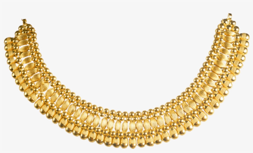 Gold Necklace Png - Kerala Design Gold Necklace, transparent png download