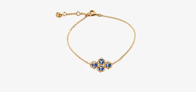 'embrace' Cloud Bracelet 18ct Gold And Sapphire - Bracelet, transparent png download