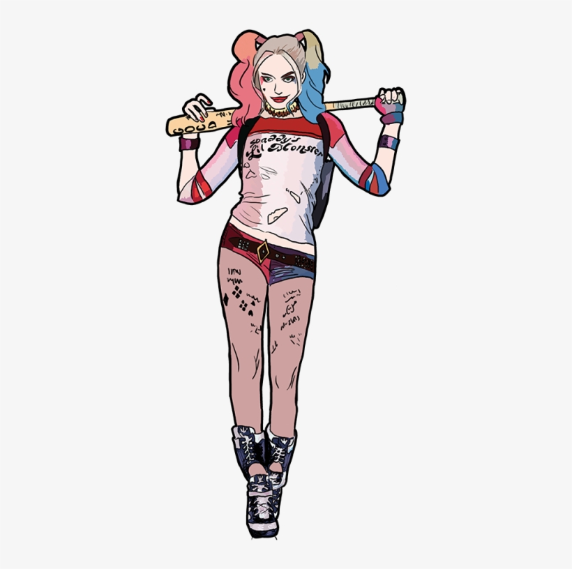 Al Harley Quinn Fani Hsieh Png - Harley Quinn Comic Png, transparent png download