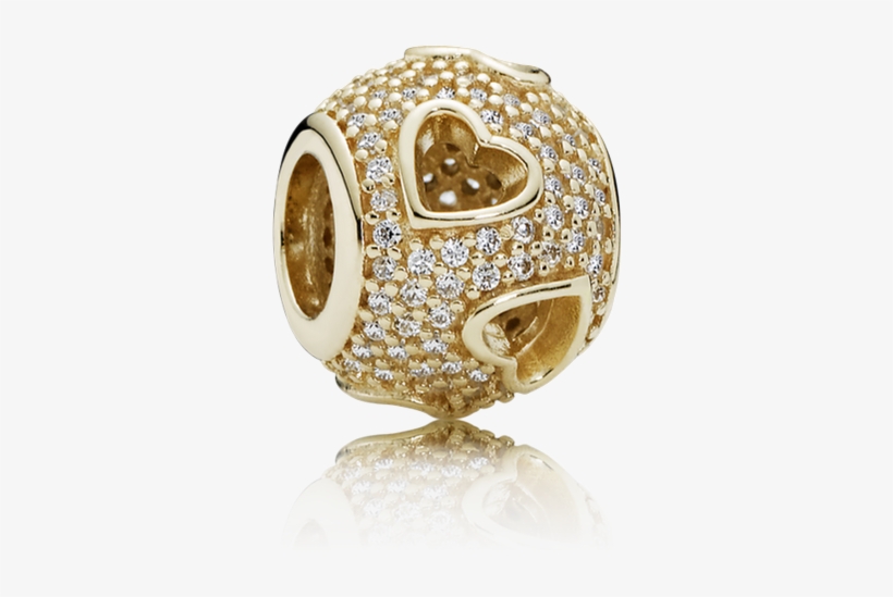 Pandora Tumbling Hearts Charm 750840cz, transparent png download