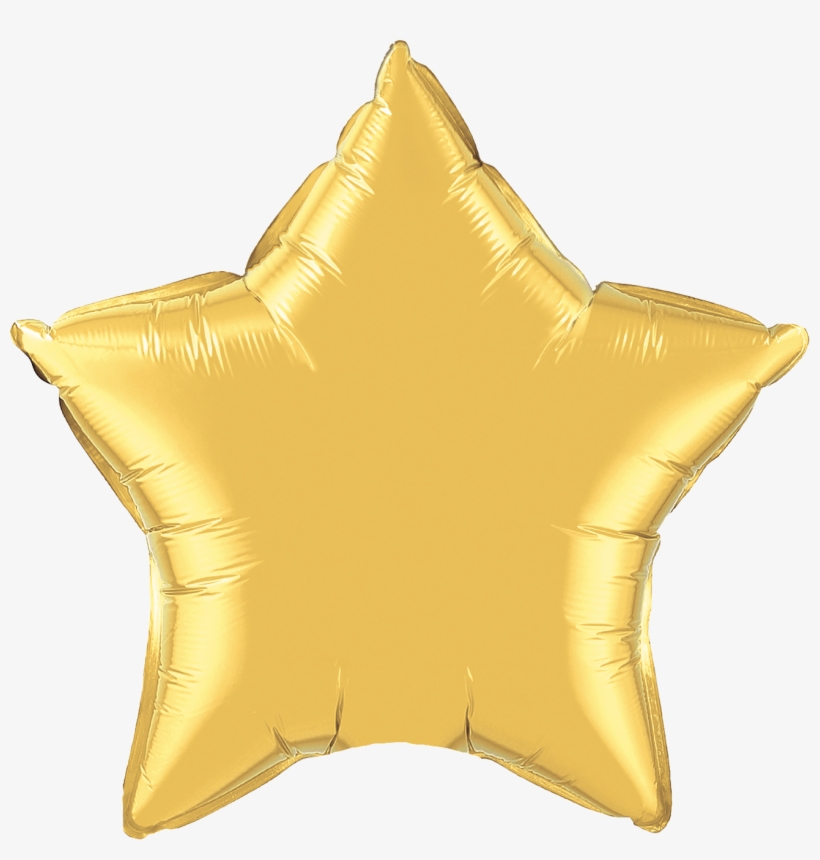 Way To Celebrate 20" Star Metallic Gold Foil Balloon - Star Foil Balloon, transparent png download