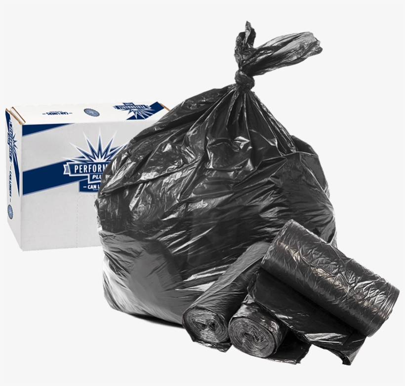 Garbage Bags Png - Performance Plus .24 Mil 12-16 Gal High Density Can, transparent png download