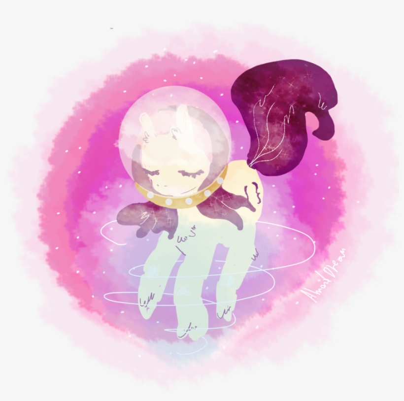Null Set Space Pony {almond Dream} - Illustration, transparent png download