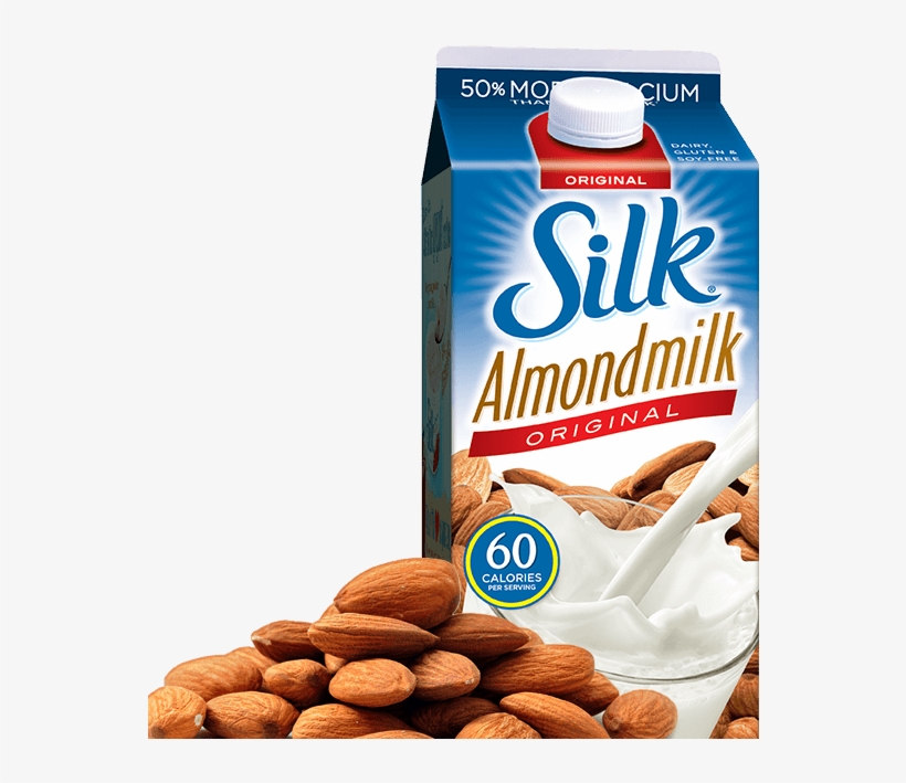 97 Silk Almond Milk - Silk - Almond Milk Unsweetened Vanilla - 32 Oz., transparent png download