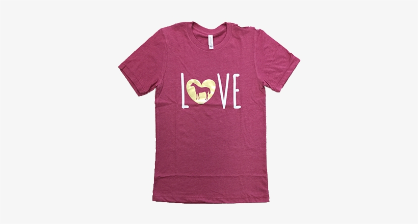 White/gold Foil Love Raspberry Tee - Blindfold, transparent png download
