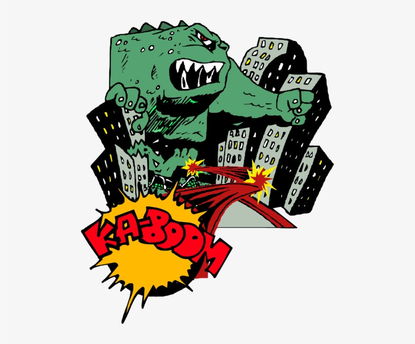 Monster,city,pop Art,fantasy,comic Book,green,destruction, - Blank Comic Book Pages: 2017: Drawing Your Own Comics, transparent png download