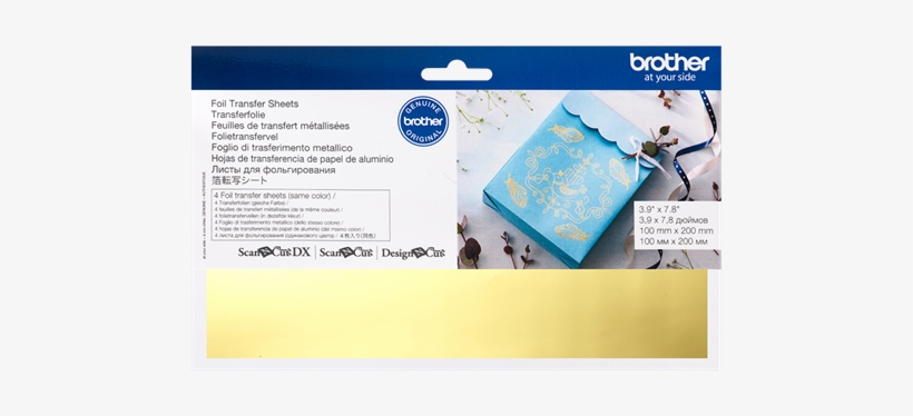 Gold Foil - Caftsgld1 - Brother Scanncut Sdx, transparent png download