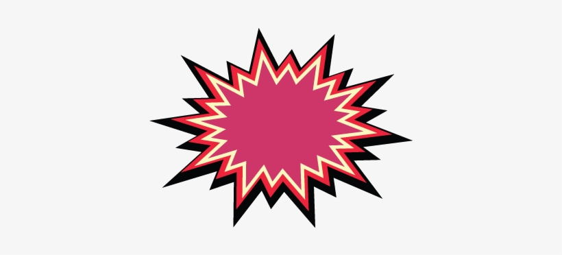 Comic Girl Explosion Messages Sticker-9 - Explosion, transparent png download