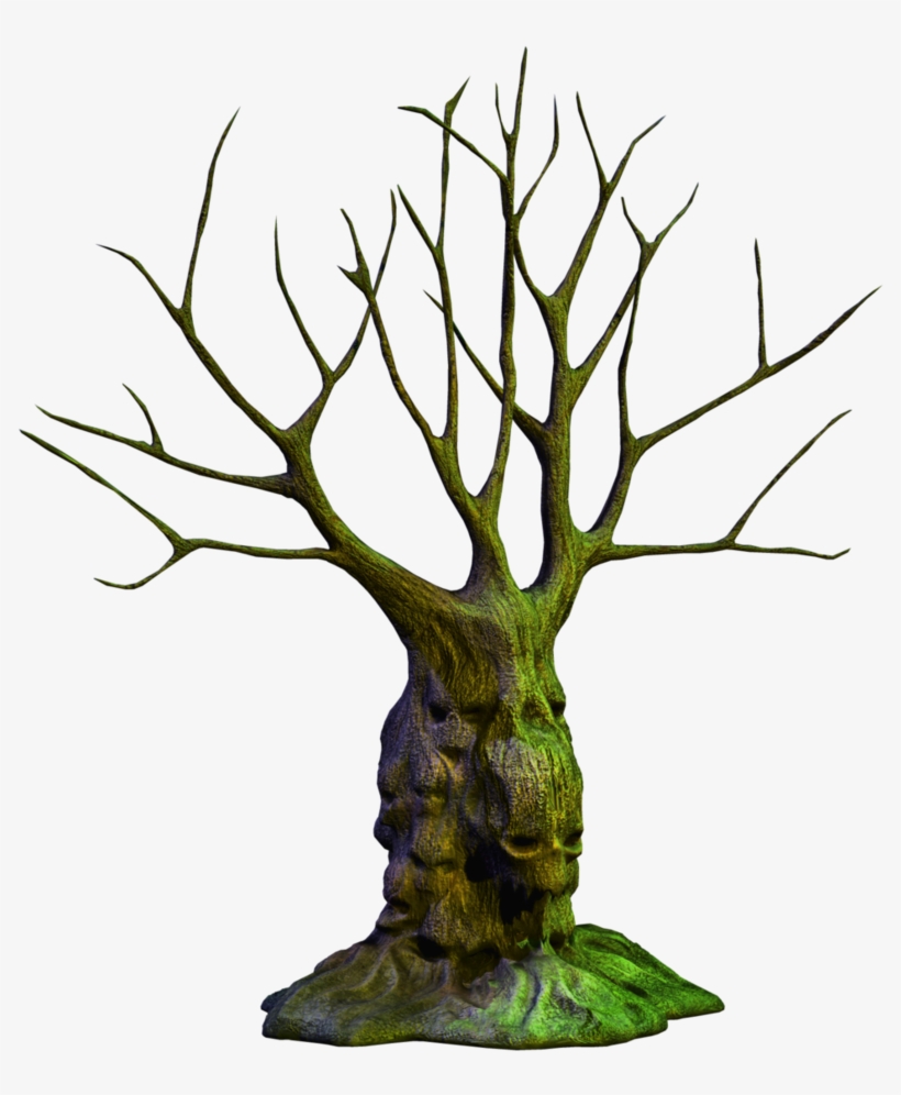 Visit - Spooky Tree Png, transparent png download