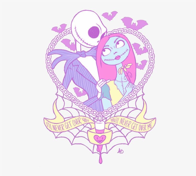 Pinkestpeach - Anime Jack And Sally, transparent png download