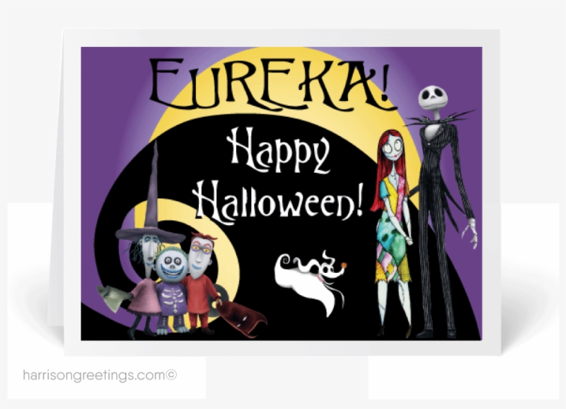 Nightmare Before Christmas Halloween Card - Welcome To Halloweentown Tablet (horizontal) - Ipad, transparent png download