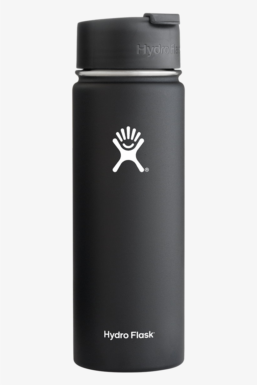 20oz Black V=1442511868 - Hydro Flask 16 Oz Wide Mouth W/flip Lid, transparent png download