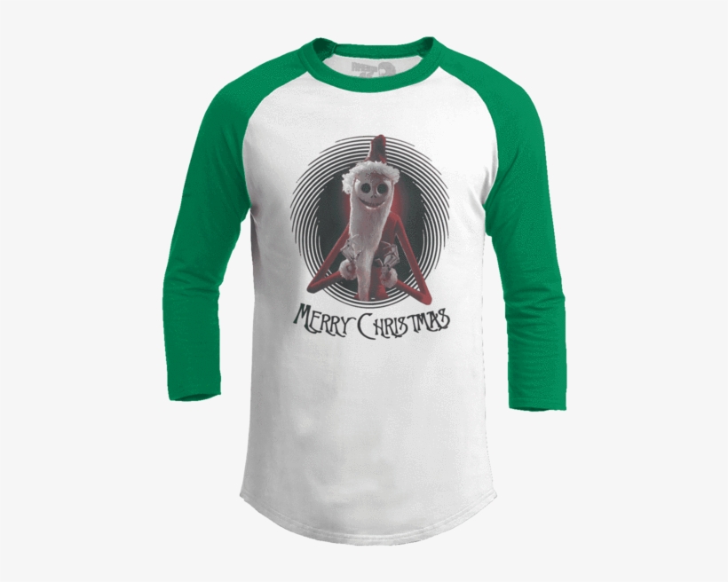 Nightmare Before Christmas - O.c.d. - Raglan / White/red / S, transparent png download